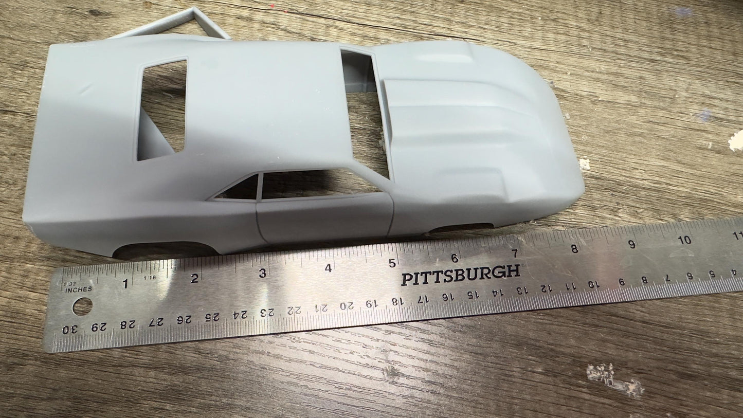 3-D printed 1/25 scale pro mod Daytona dodge