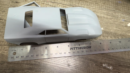 3-D printed 1/25 scale pro mod Daytona dodge