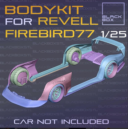1977 Trans Am Body Kit for Revell first 5 WITH SMOKEY Snowflake wheels