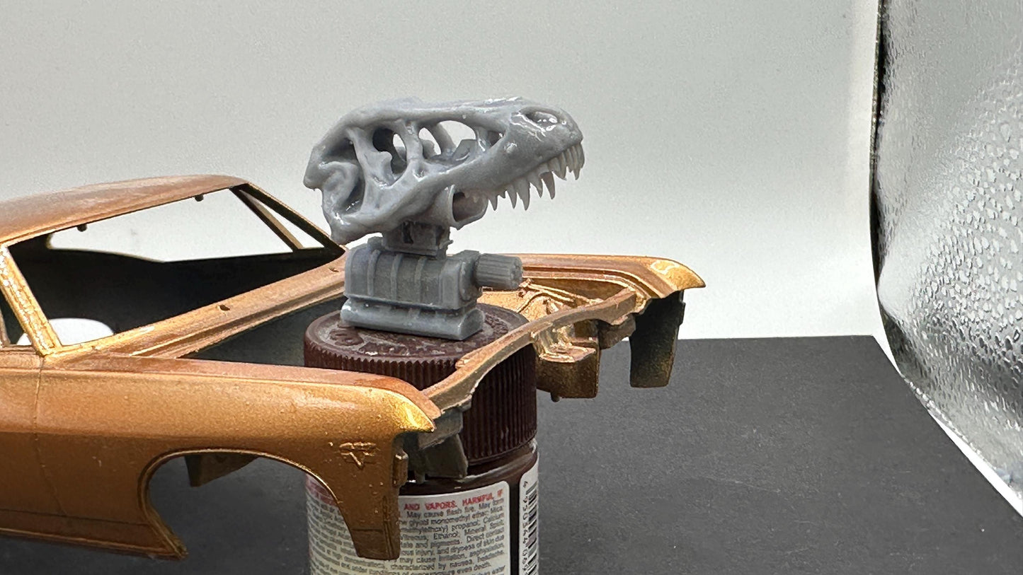 T-REX scoop and Supercharger 1:25 scale 3D printed