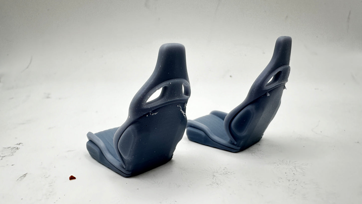 2 Bugatti Chiron seats 1/25 scale