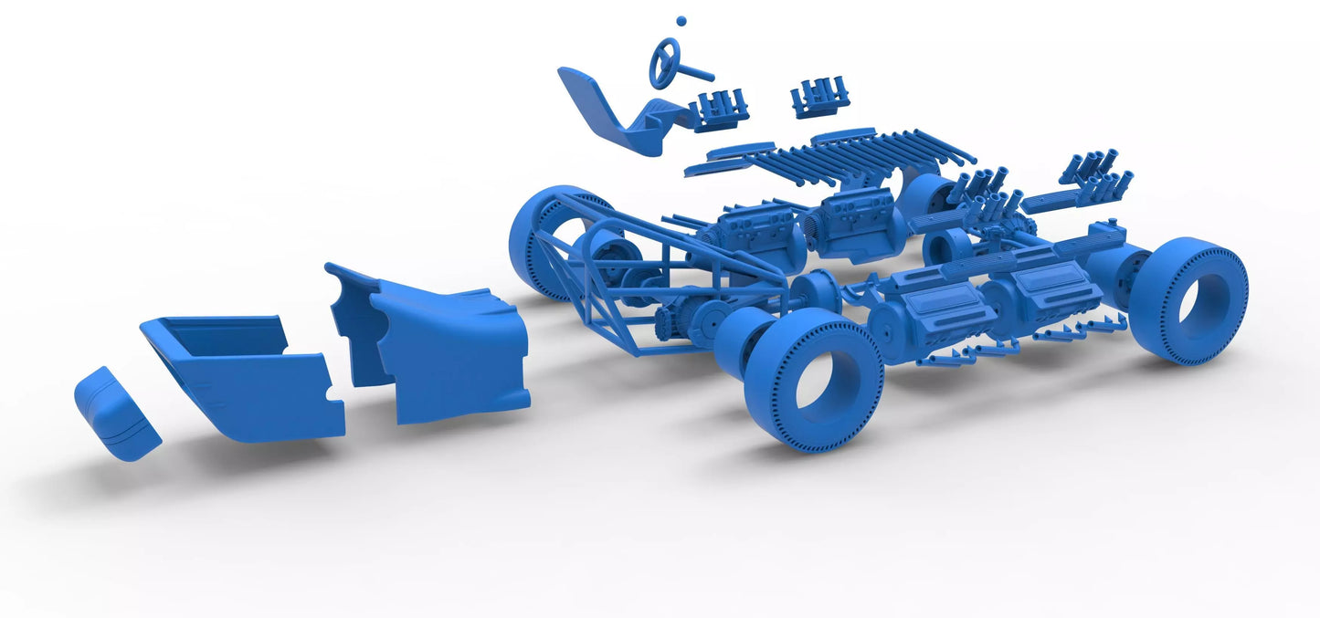AWD 4 Engine dragster