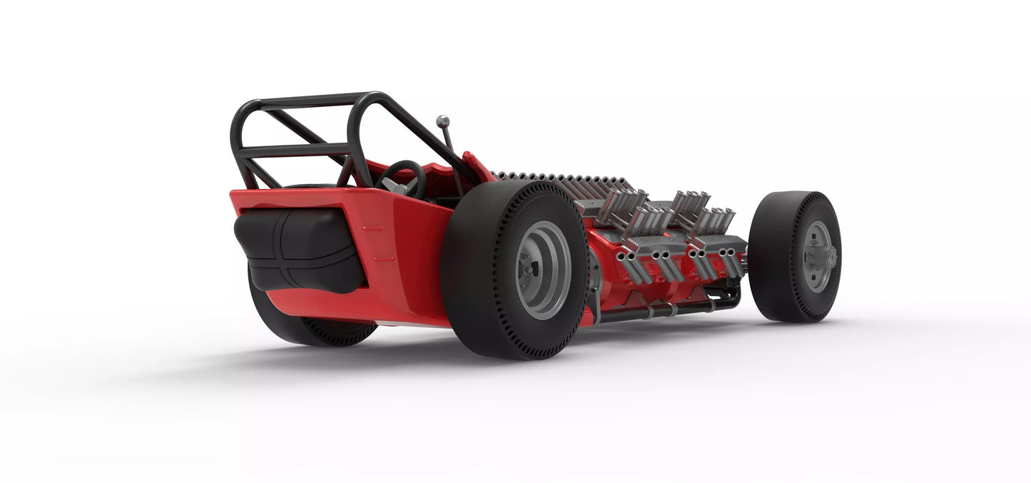 AWD 4 Engine dragster