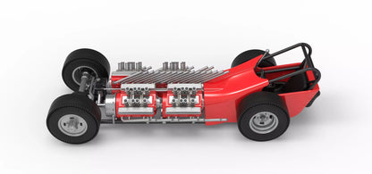 AWD 4 Engine dragster