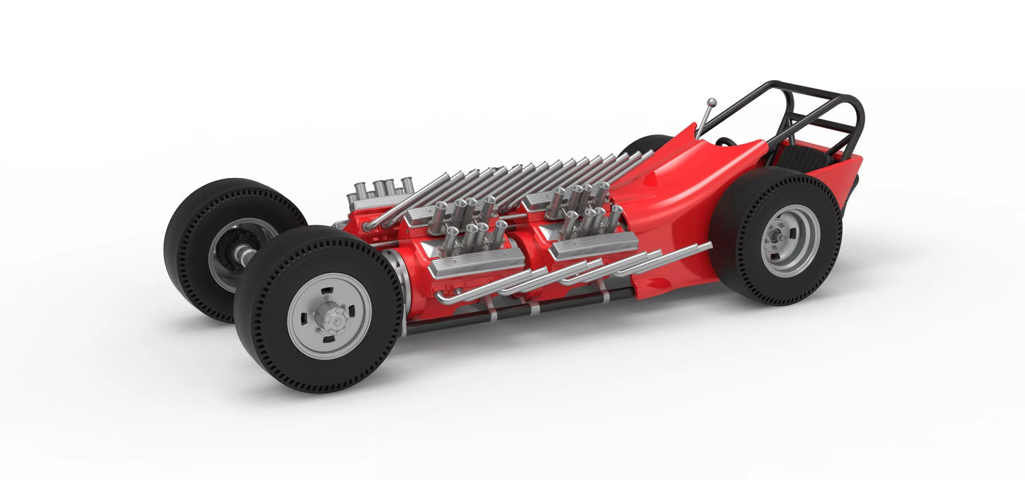 AWD 4 Engine dragster