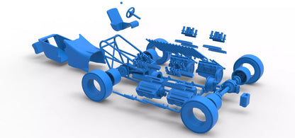 AWD 4 Engine dragster